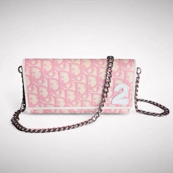 Christian Dior Trotter Long Wallet on Chain - Picture 2 of 11
